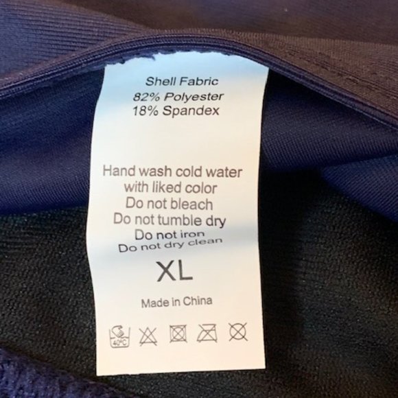 Charm Leaks Women's Blue Tribal Pattern Top, Blue Bottoms Bikini XL NWT - Picture 7 of 10